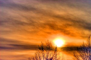 Cloudy Sunset cropped